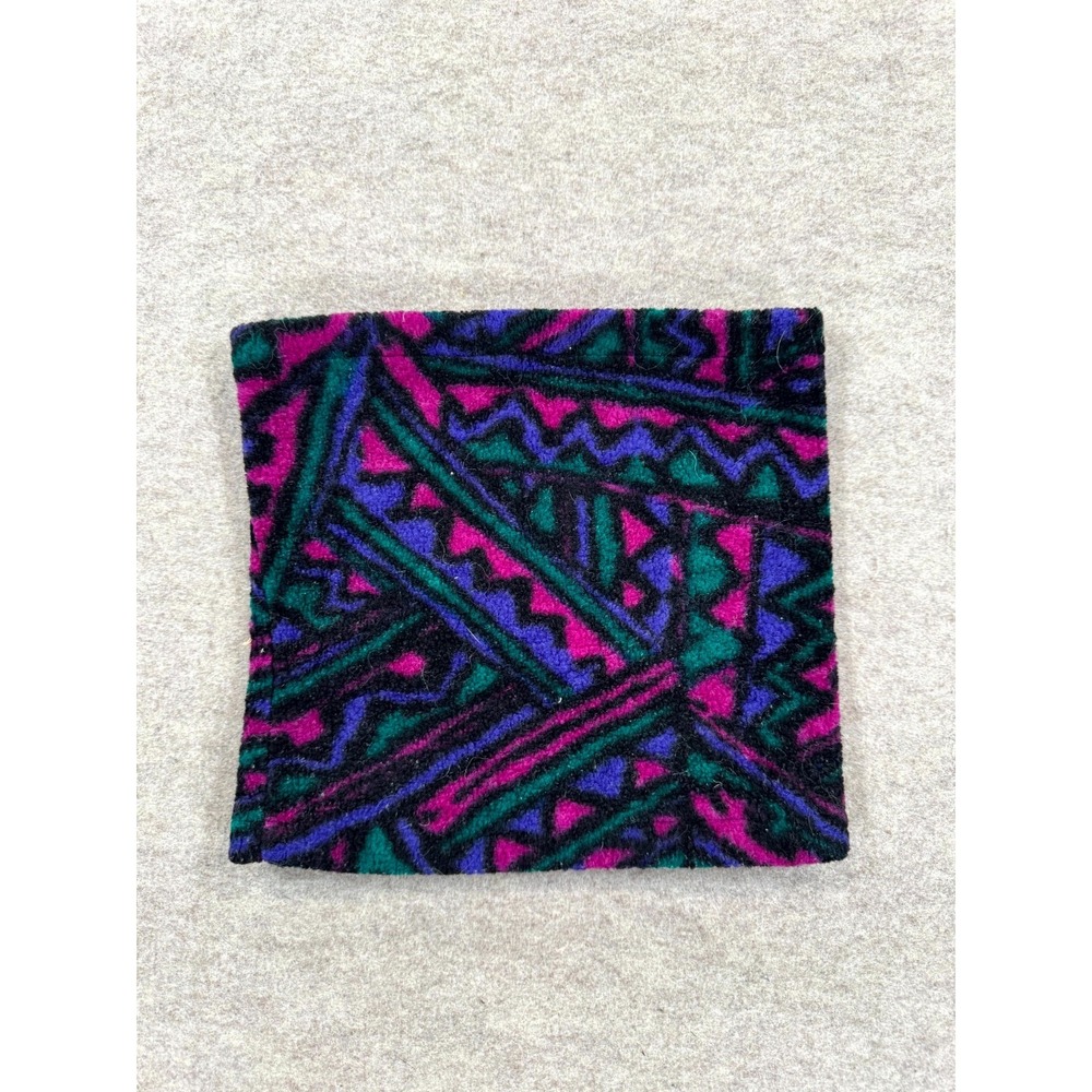 Vintage Fleece Neck Gaiter Unisex One Size Multicolor Vibrant Southwestern